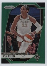2024 Panini Prizm WNBA Green Prizm A'ja Wilson #86 19cq