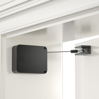 Retractable Automatic Door Closer with Anti-Slam Function - No-Screw Install ...