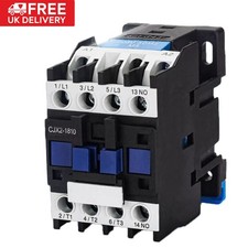 AC 240V Contactor AC Coil 32A (Ith) 3-Phase 1NO Motor Starter Relay CJX2-1810 UK
