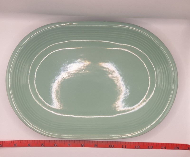 Mint Color Gibson Platter Serving Tray 14.5 Inch