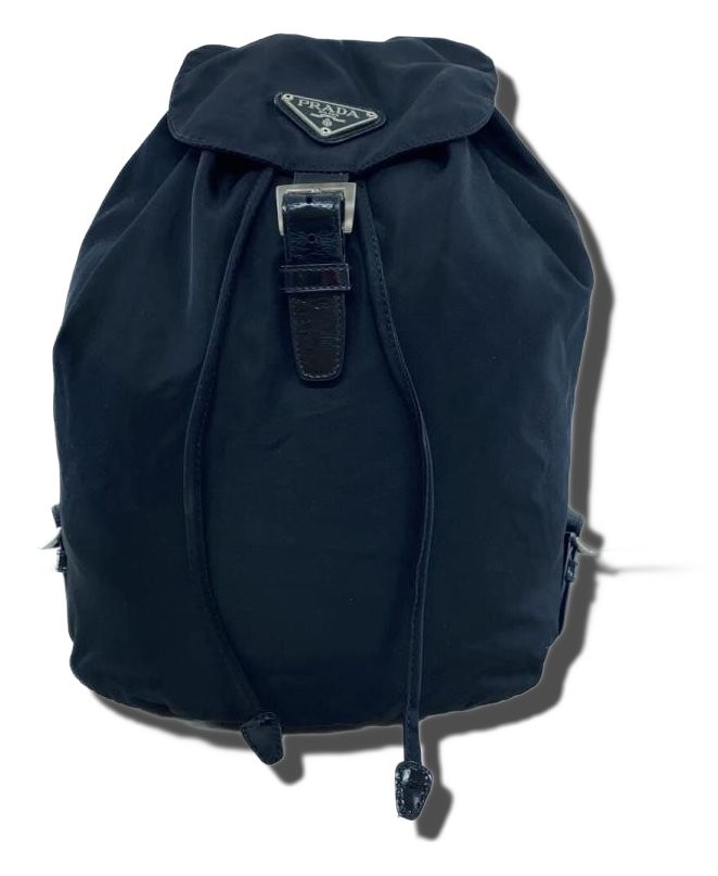 PRADA Triangle Plate Drawstring Backpack 1278 - image 1