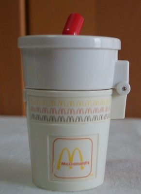 McDonald's - Milchshake Spieluhr - 1996 - funktioniert - Happy Meal/Junior Tüte