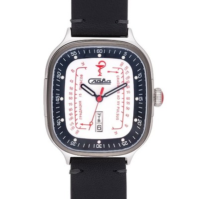 Mechanische Herrenarmbanduhr Slava  Doktor  mit Automatikaufzug 3265717/300-8205