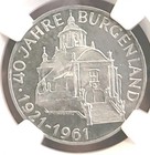 Austria 1961 25 Shillings Burgenland NGC PF65 Frosted Cameo Mtg 1,000 Rare  LJ — photo 3
