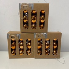 Wilko Decorations Pack of 9 x 40 mm Christmas Tree Baubles - Enchanted Bronze