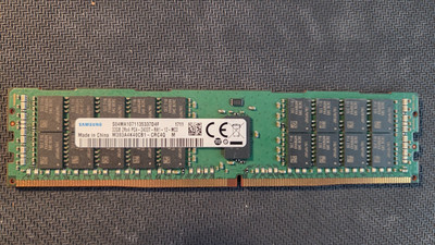Samsung 32GB DDR4 Memory ECC Server RAM (RDIMM) PC4-2400T (M393A4K40BB1-CRC4Q)