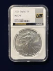 2026 American Silver Eagle $1 NGC MS70 Ultra Breaks – GEM PERFECT #A4