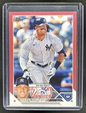 2023 Topps Aaron Judge Mother's Day Hot Pink #/50 New York Yankees