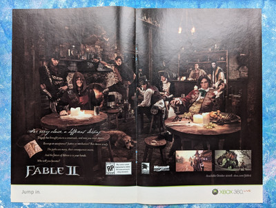 Fable II Xbox 360 Spiel 2008 Werbung - siehe Details