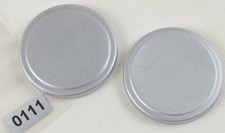 2  Metal Lens Caps approx 42mm - Leica, Canon, Nikon etc