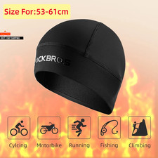 ROCKBROS Winter Cycling Fleece Hats Outdoor Sports Cap Men Winter Warm Head Hat