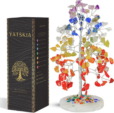 Chakra Tree of Life - Wrapped on Natural Geode Agate Slice Base, W/ Tree of Life