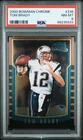 Bowman Chrome 2000 Tom Brady Rookie #236 New England Patriots PSA 8