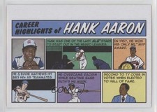 2022 Topps Heritage 1973 Topps Comics Hank Aaron #73TC-22 HOF 0s69