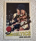 John Havlicek HOF Signed 1977-78 Topps Basketball #70 Celtics AUTO JSA COA