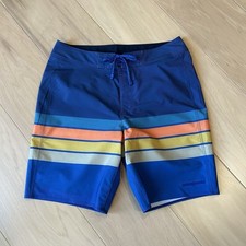 Patagonia Hydropeak Boardshorts Striped Unlined 7.5 Inseam Men s 28