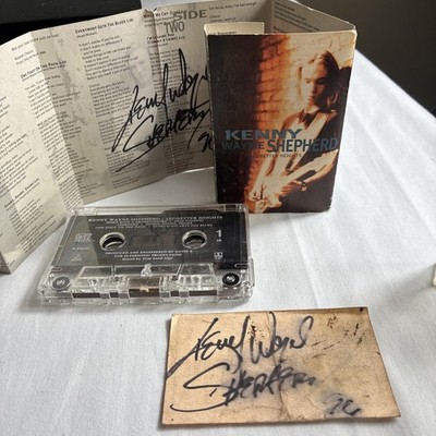 Kenny Wayne Shepherd ￼ autographed Ledbetter Heights Cassette 1995