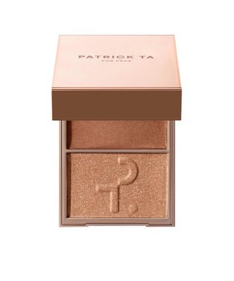 Patrick Ta Major Glow Creme Powder Translucent Highlighter Duo ~ HONEY ~