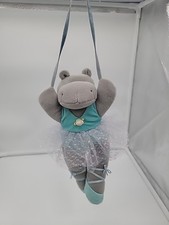 Russ Berrie Little Tutu Giselle Hippo Ballerina 10  Hanging Soft Plush Toy