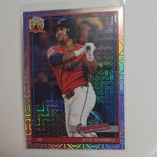 Topps 2026 Series 1  Chrome Silver Pack José Ramírez 91C-84 Guardians Card