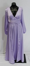 Azazie Women's Norah A-Line Satin Dress EH6 Lilac Size See Description NWT
