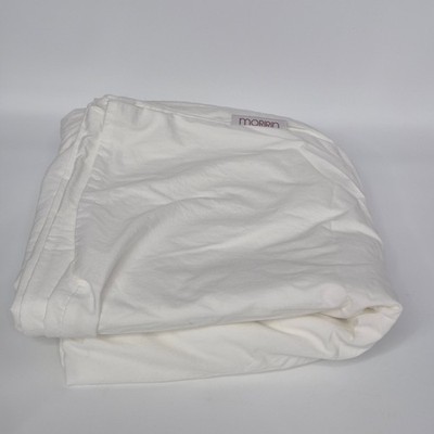 MORIRIN Zippered Japanese Futon Cover Twin 100% Cotton White