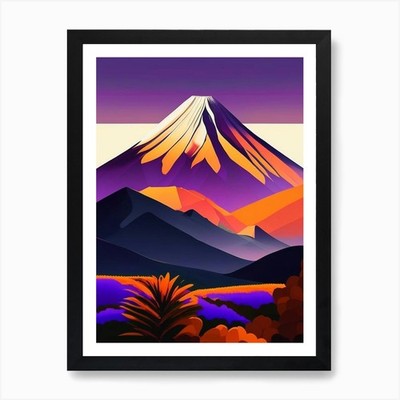 Bromo Tengger Semeru Nationalpark gerahmtes Wandbild Poster Leinwanddruck Bild