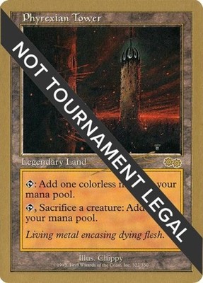 Phyrexian Tower - 2000 Nicolas Labarre (USG) - Medium Play MTG
