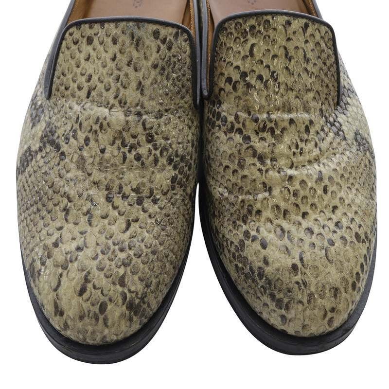 Hender Scheme Peak Python Mule Sandals Brown 23cm… - image 4