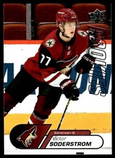 2020-21 Upper Deck NHL Star Rookies Box Set Victor Soderstrom Arizona Coyotes