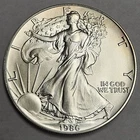 1986 American Silver Eagle 1 oz .999 Fine Silver Coin ASE d565
