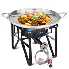 Quemador de propano ARC, estufa de propano de 200,000 BTU y sartén Comal mexicana