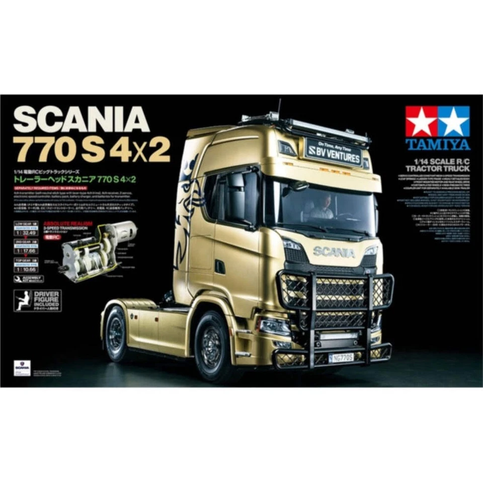 Tamiya 56379 1/14 Scania 770 S 4x2 RC Truck Kit Brand New - image 2 of 4