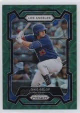 2024 Panini Prizm Green Scope Prizm 36/75 Jake Gelof #41 2o0