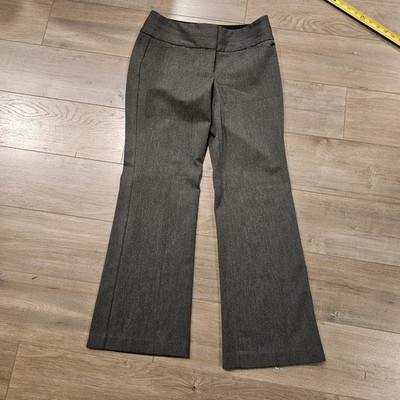 Express Womens Pants Gray 2S 28x30 Editor Bootcut Low Rise Polyester Blend