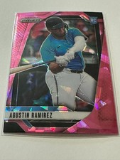 2025 Panini Prizm - Agustin Ramirez, Agustin Ramirez #34 Pink Ice Prizm (RC)