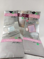 Bill Blass / Lot of 7 Pantyhoses By Silky Fit Vtg Lilac Blue Black Navy Size B
