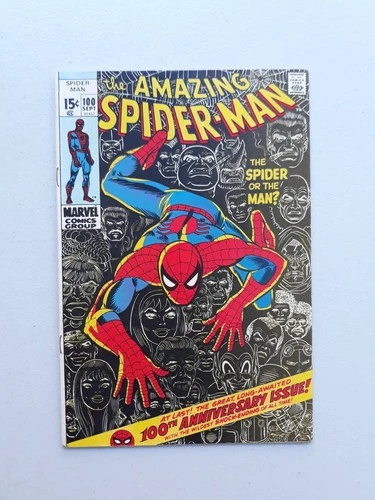 Amazing Spiderman 100 Marvel Comics 1971 Spider-man