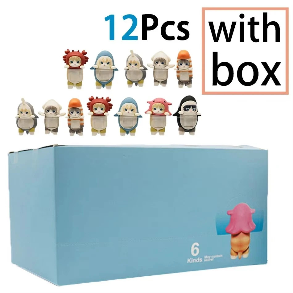 Sonny Angel HIPPERS Mufusand Cat Series Blind Box Mini Figure Toy Gift