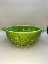 Santa Anita Pottery Bowl With Leaf Design