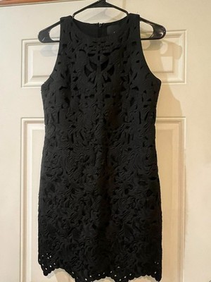 Anthropologie Greylin Black Lace Sheath Dress Elegant Bodycon Midi Dress |  eBay