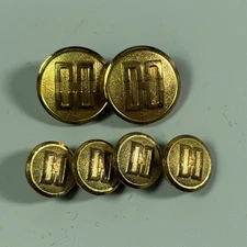 Daks Gold Replacement Buttons Set of 6 Blazer Vintage