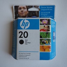 HP 20 Black Ink Print Cartridge Genuine New EXPIRED