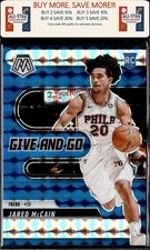 2024-25 Panini Mosaic #5 Jared McCain Give and Go Mosaic Philadelphia 76ers