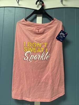 Youly  I Don t Swear I Sparkle  Pet Dog  Pink T-Shirt Size XXL  Tee NWT