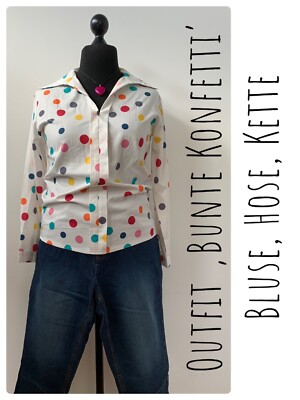 Set Outfit  Bunte Konfetti  in Damen Gr. 42/44 - 3 Teile pre-owned