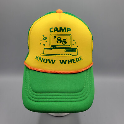 Stranger Things Camp Know Where Hat Cap Snapback Dustin Science