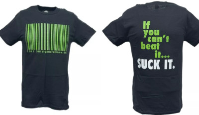 DX D-Generation X Barcode Suck It Black T Shirt Full Size S-5XL
