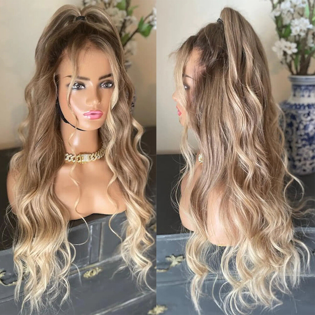 Dirty Blonde Long Lacefront Wig 2020 Hairstyle Amazon.com : ELESTY Dirty Blonde Synthetic Lace Front Wig  main image 2