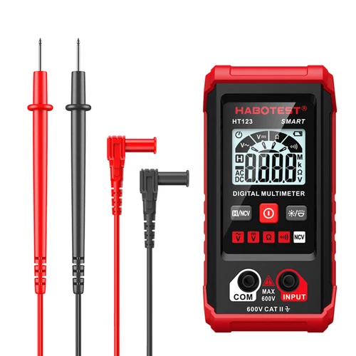 HABOTEST HT123 Digital Multimeter Smart Meter Tester Meter leads Volt AC/DC Ohm - Bild 2 von 12